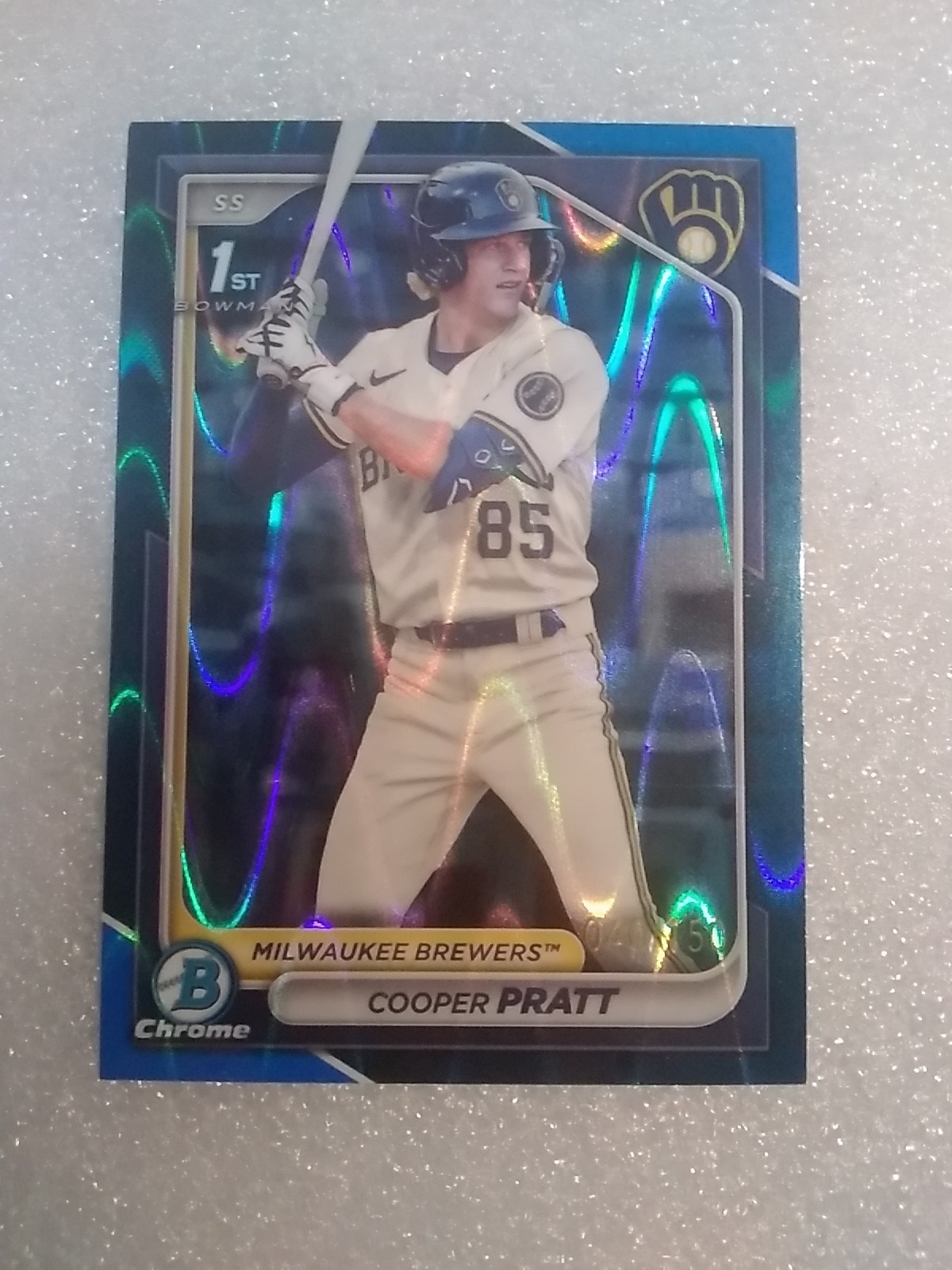 2024 Bowman Chrome Cooper Pratt Blue Raywave/150