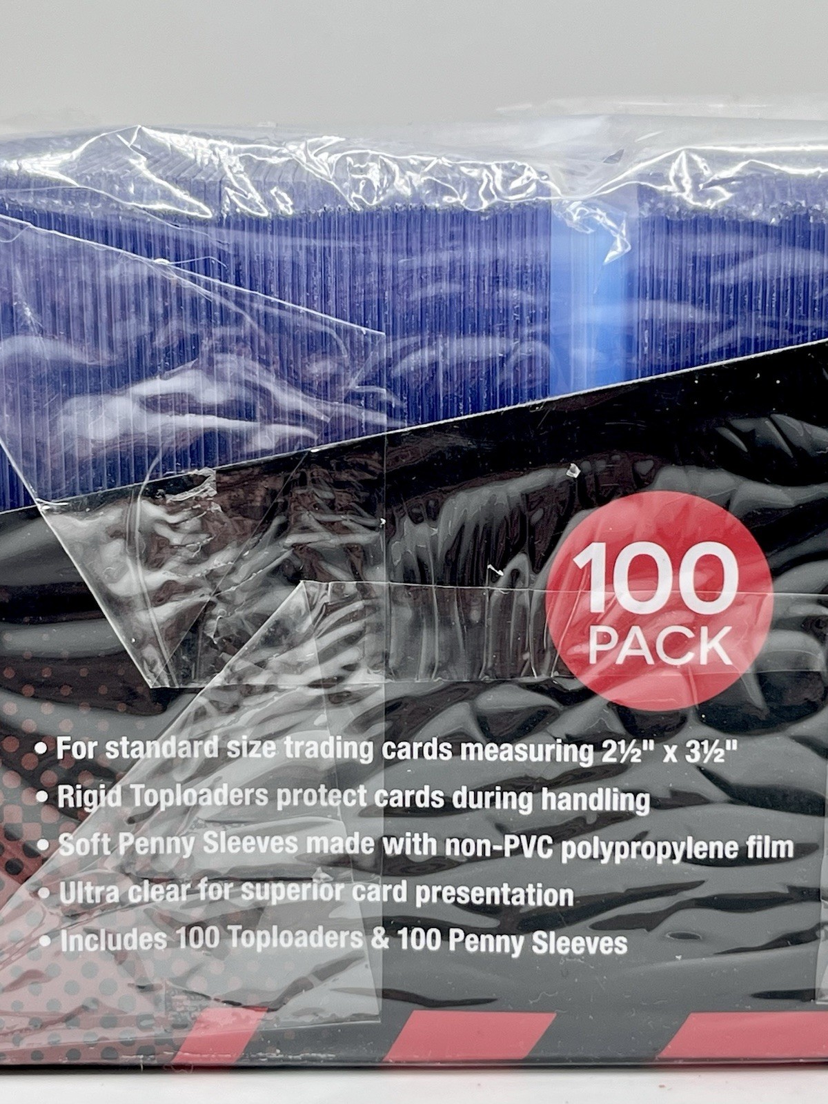 Ultra Pro Top Loaders3″× 4″ 100ct & 100 Penny Sleeves Bundle – NEW READ