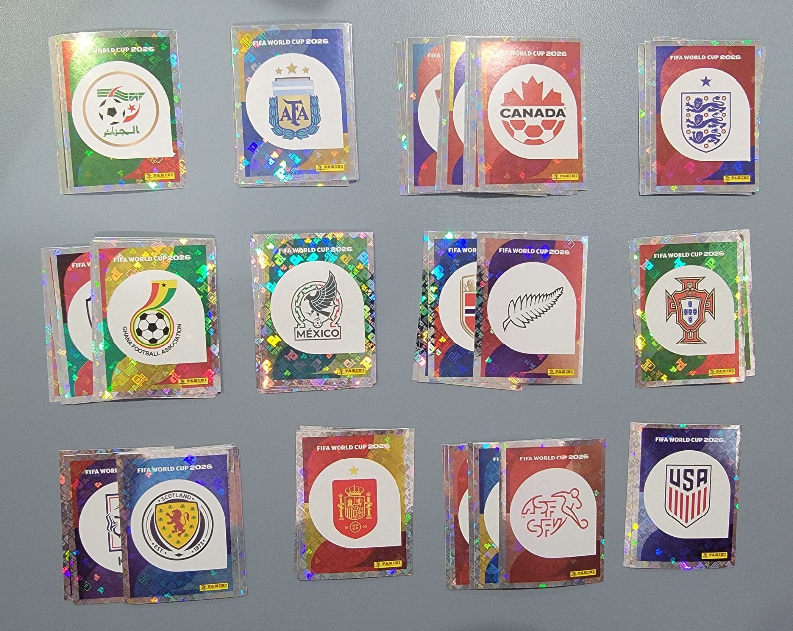 2026 Panini World Cup Sticker Team Logo/Badge