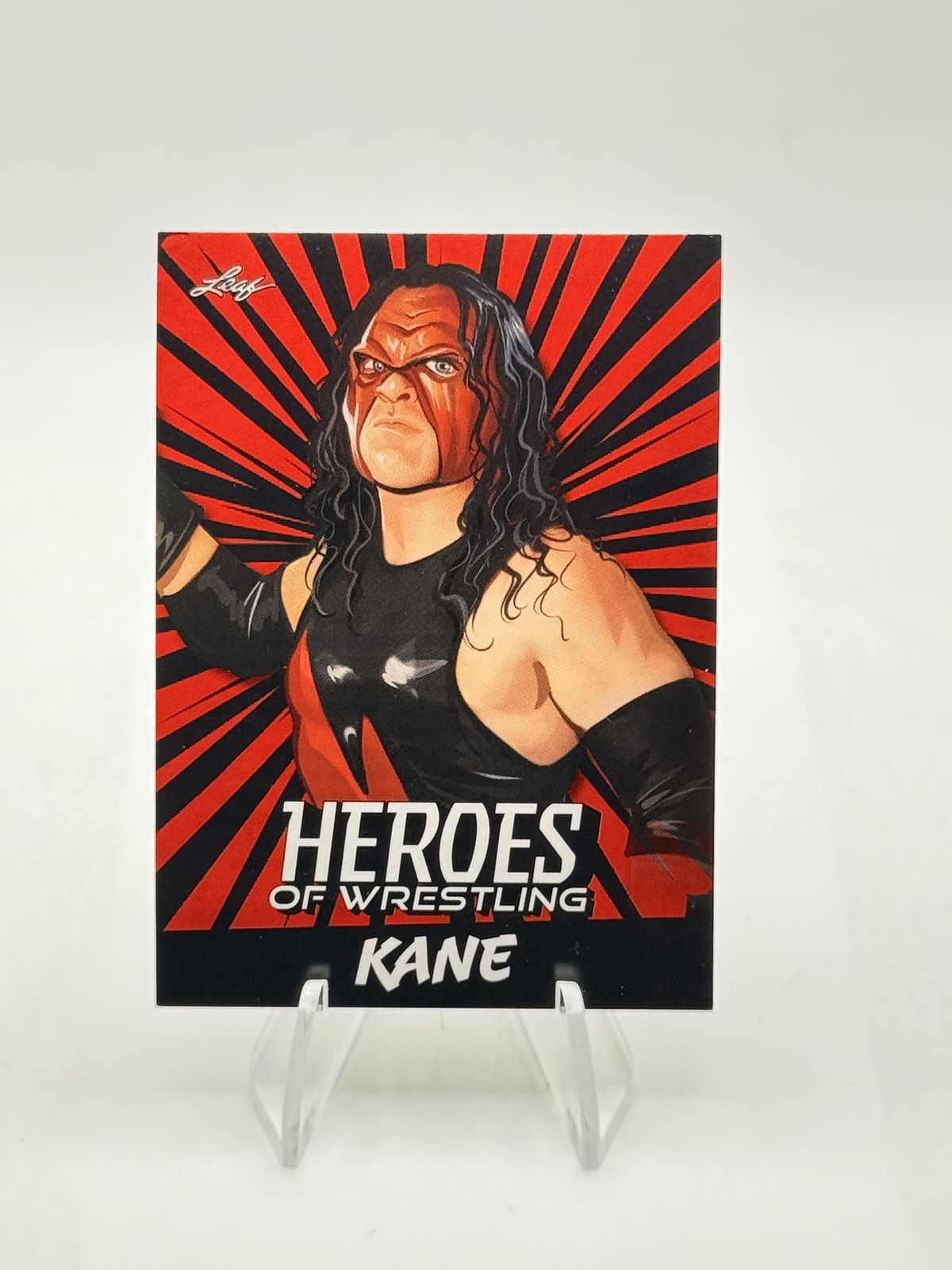2023 Leaf Heroes of Wrestling Kane WWE #B-6 Red Variation