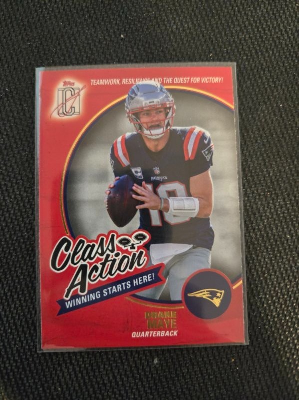 2025 Topps Signature Class Drake Maye Insert
