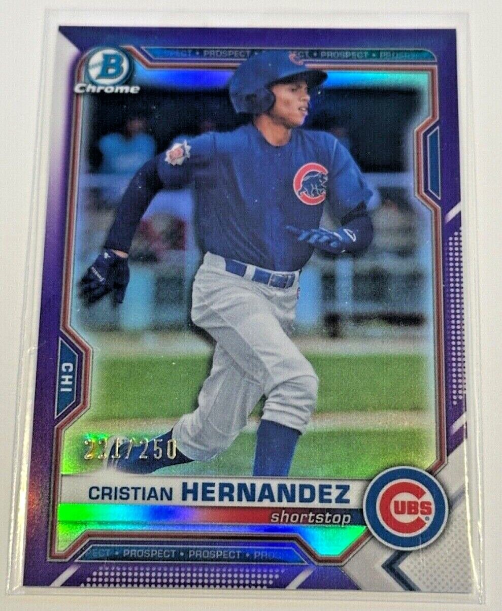 2021 Bowman Draft CHROME BDC-1 to BDC-200 with 1st Prospect , SN#, Refractors
