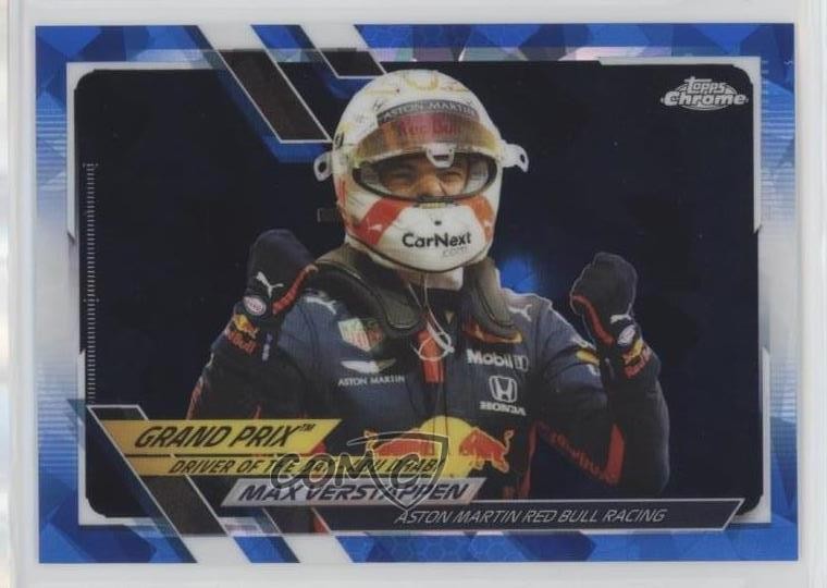2021 Chrome Sapphire Formula 1 Grand Prix Driver of the Day Max Verstappen 0q60