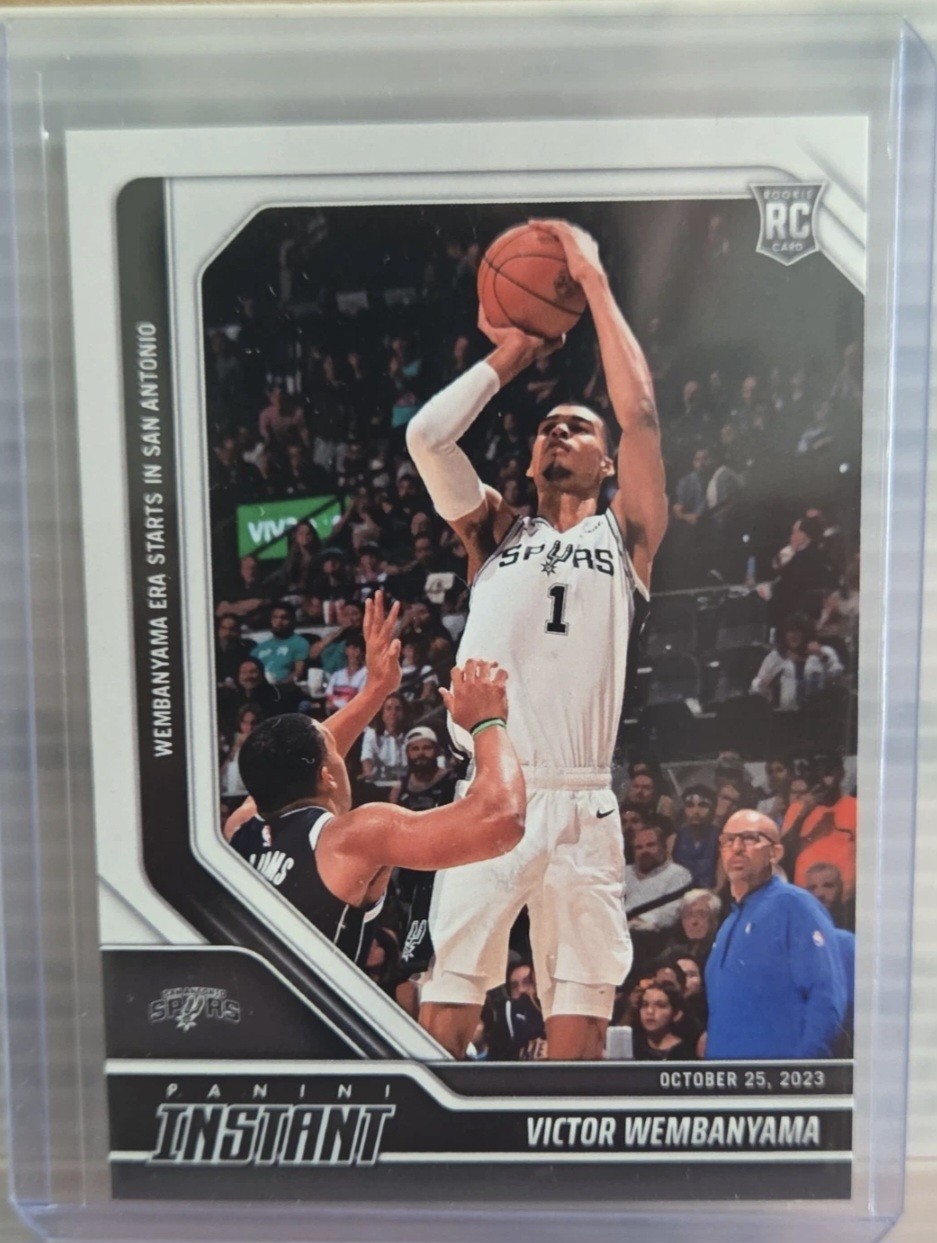 2023-24 Panini Instant – Victor Wembanyama #5 /44142 (RC) Rookie Card