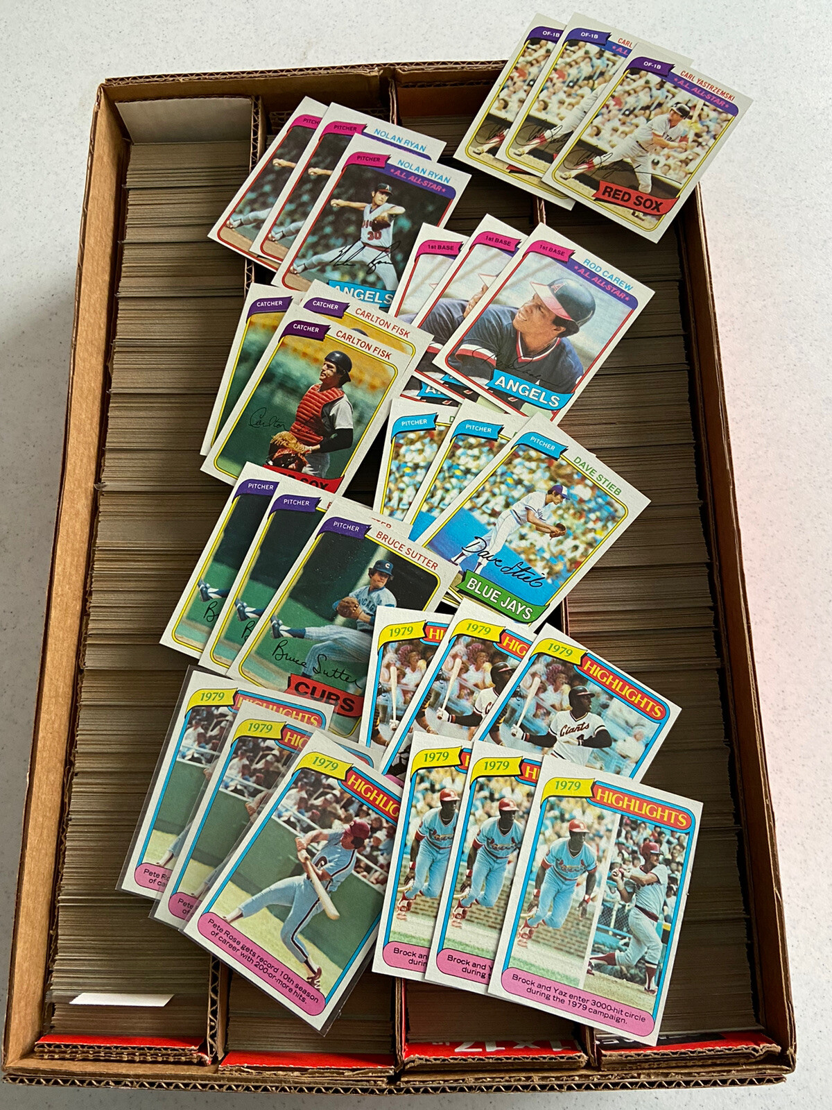 Complete Your 1980 TOPPS BASEBALL SET NM/NMMT Pick 25 Points Worth of Cards LOT