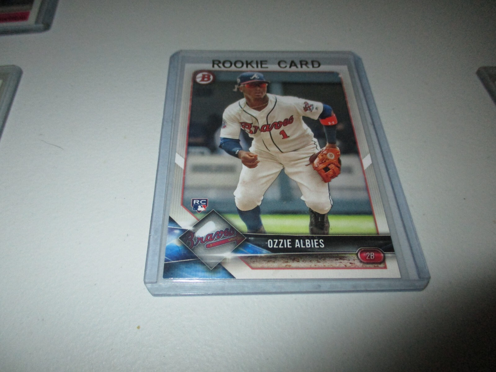 Ozzie Albies 2018 Bowman RC #62