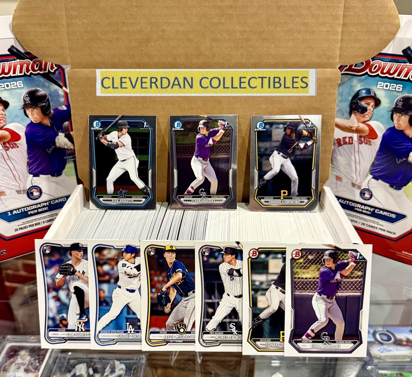 2026 Bowman Baseball COMPLETE 400 Card Set CHROME+PAPER 1-100, BP1-150, BCP1-150