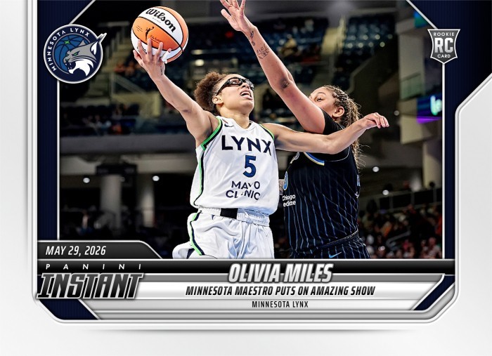 2026 Panini Instant WNBA Olivia Miles ROOKIE CARD SP Minnesota Lynx #107 RC