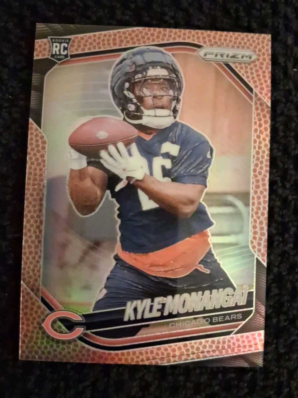 Kyle Monangai 2025 Prizm #348 Pigskin (RC/SP) #/180 Chicago Bears 🔥
