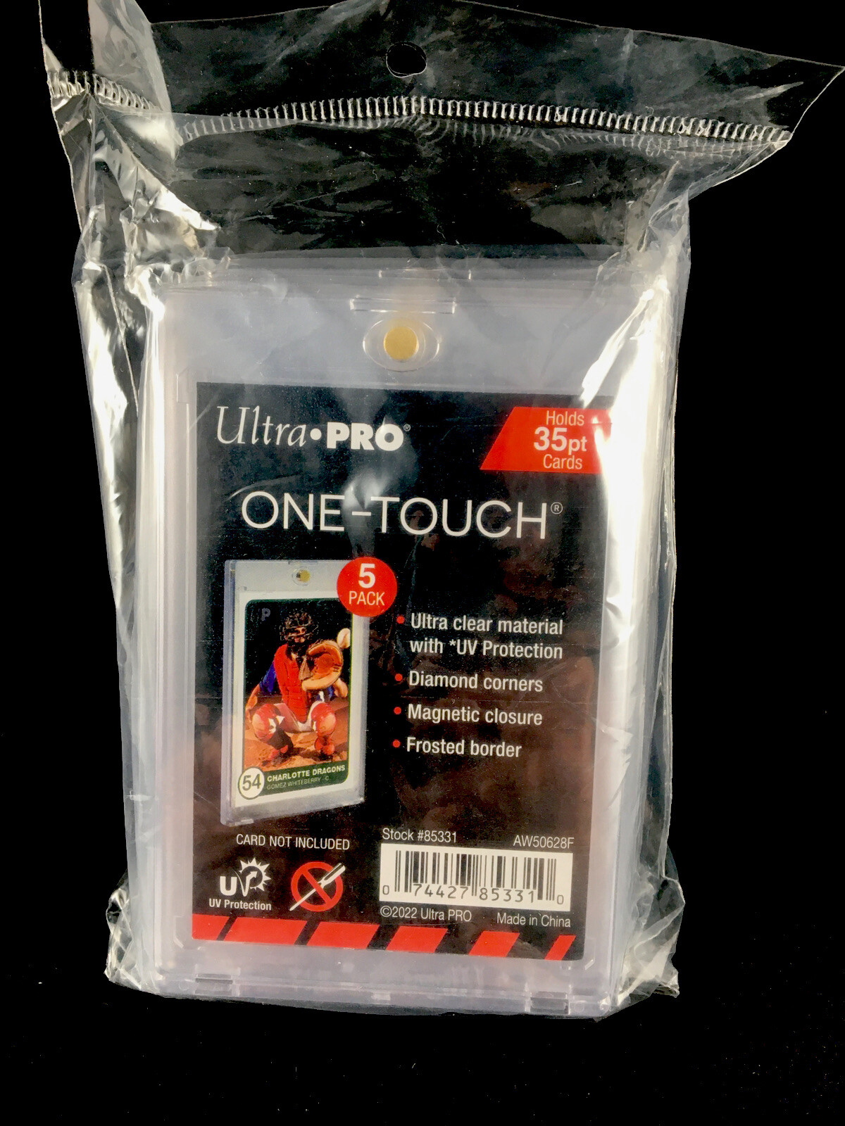 SEALED Ultra PRO 5-Pack One Touch 35 PT UV – 5 Total 1-Touch Per Pack