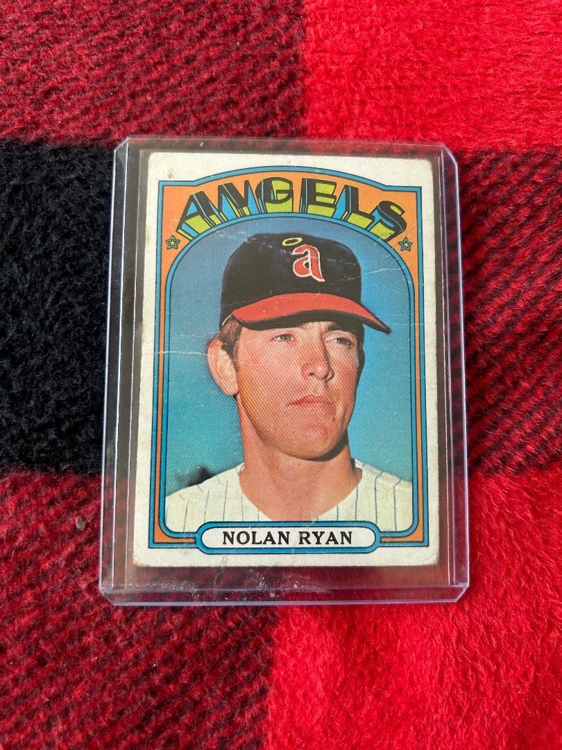 1972 Topps – Nolan Ryan #595 Poor Condition Would Grade around a 2/1