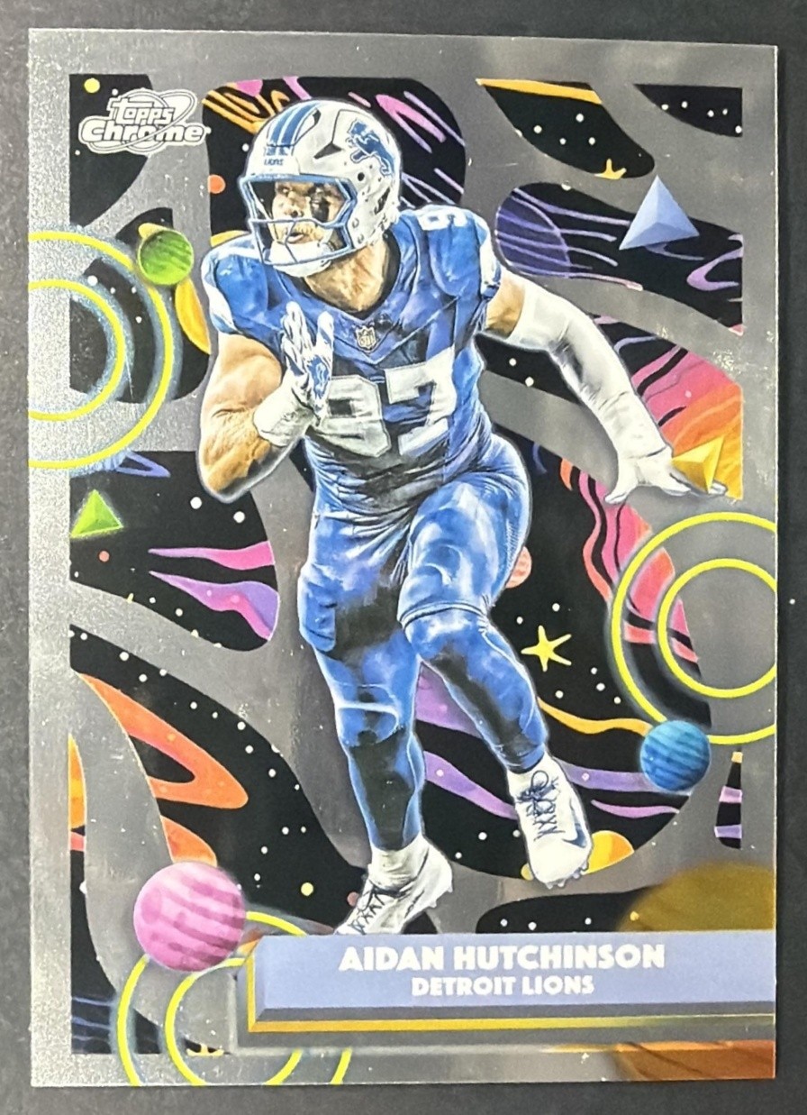 Aidan Hutchinson 2025 Topps Football Cosmic Chrome #34