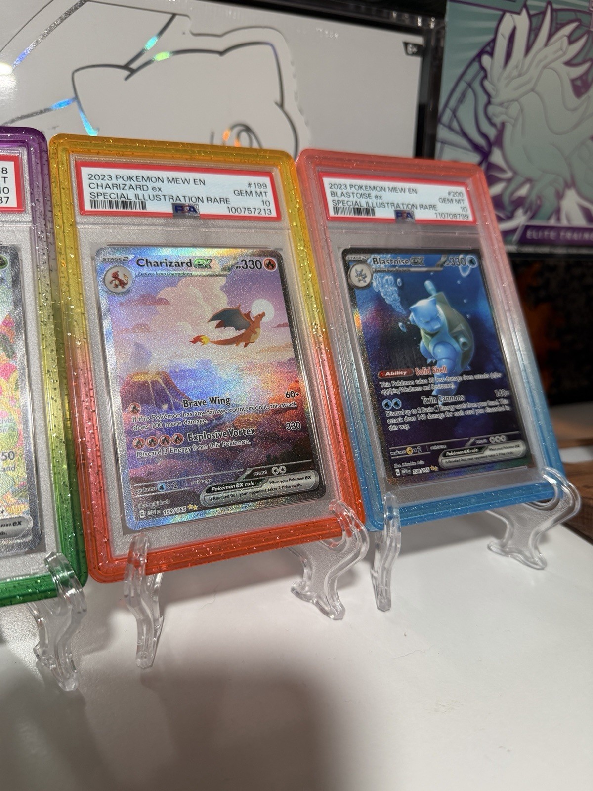 Graded Card Bumper PSA Graded Card Case Guard Multiple Colours Available