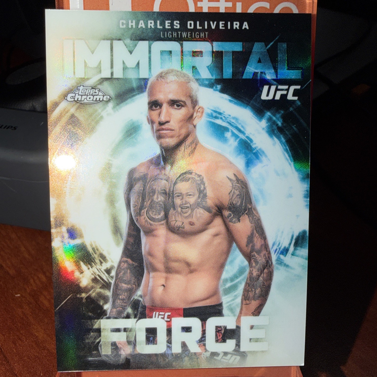 2026 Topps Chrome UFC #IF-10 Charles Oliveira Immortal Force Case Hit SSP NM