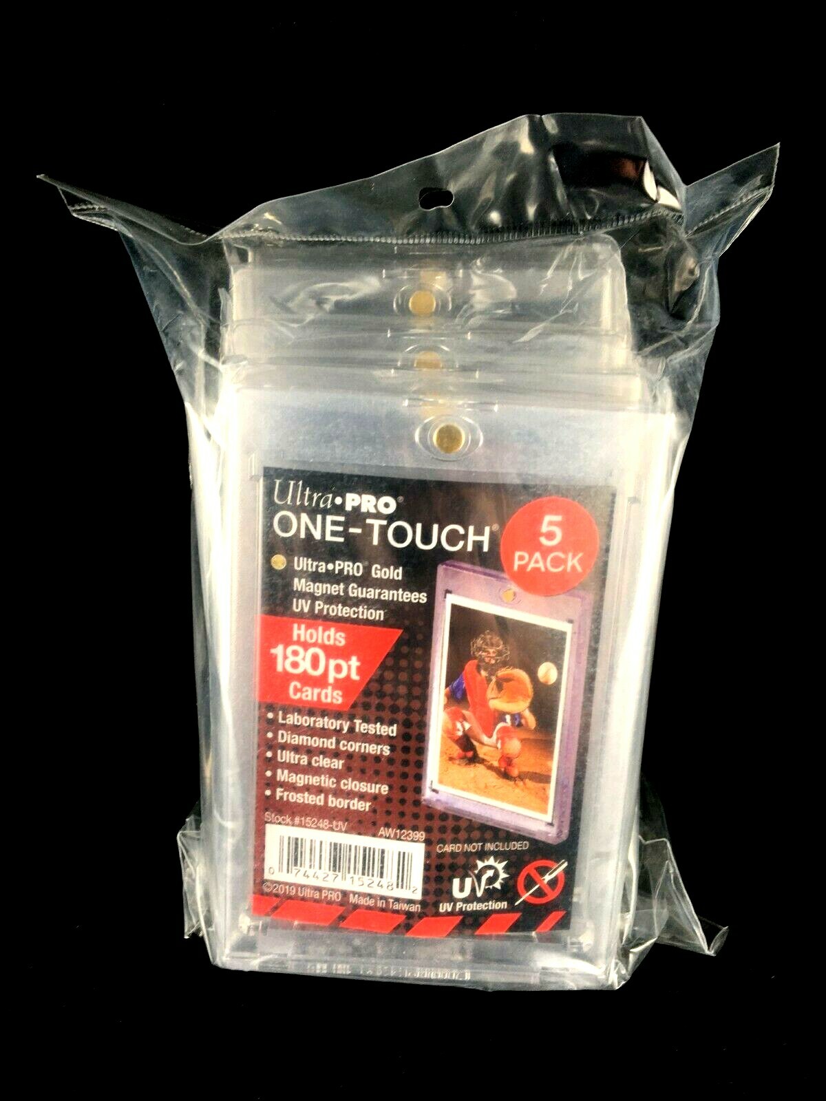 SEALED Ultra PRO 5-Pack One Touch 180PT UV – 5 Total 1-Touch Per Pack