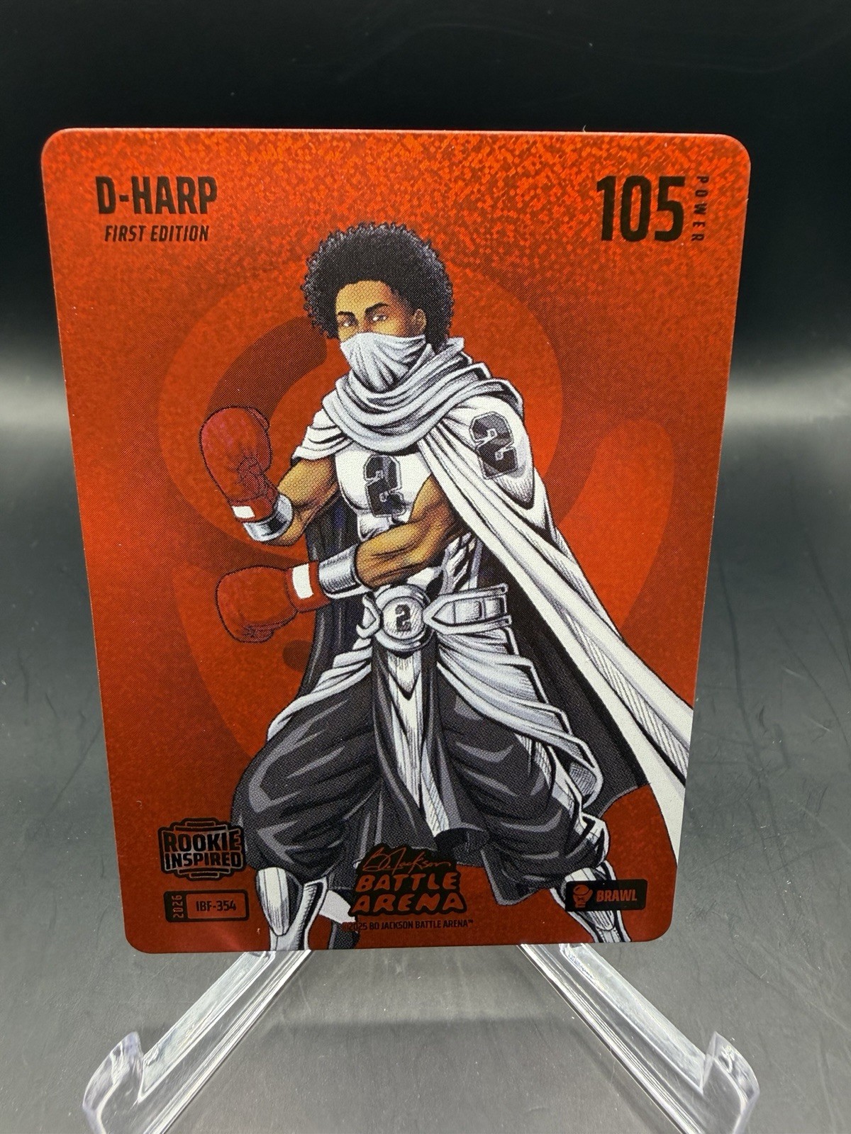 D-HARP (Dylan Harper) Bo Jackson Battle Arena #RBF-95 Red Battlefoil RC Rookie