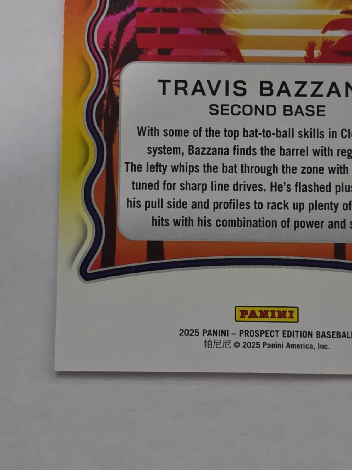 2025 Panini Prospect Edition Travis Bazzana Prepping For The Pros Blue /99 #3