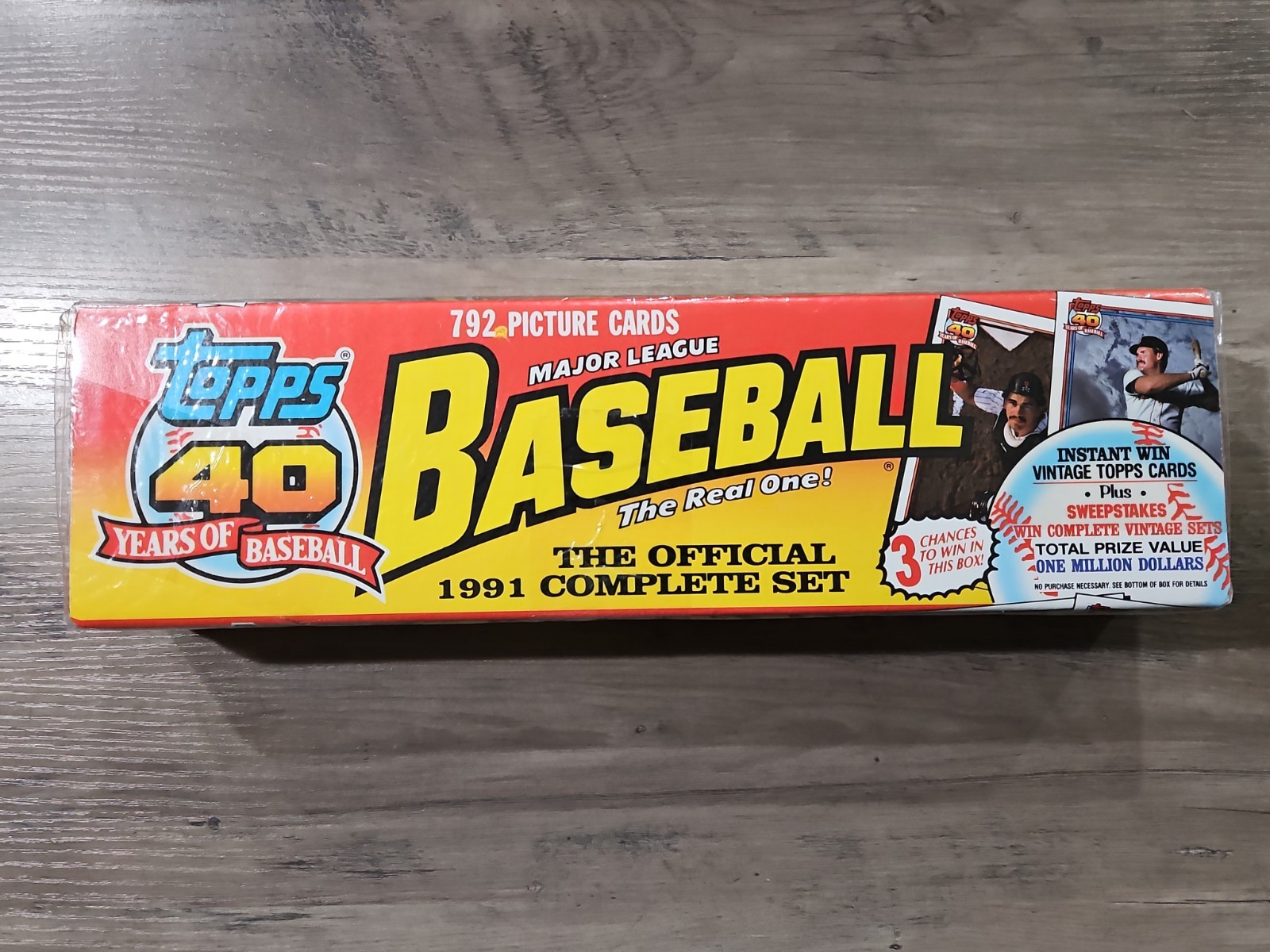 ⚾1991 Topps Baseball Complete Factory Sealed Set 792 Cards⚾