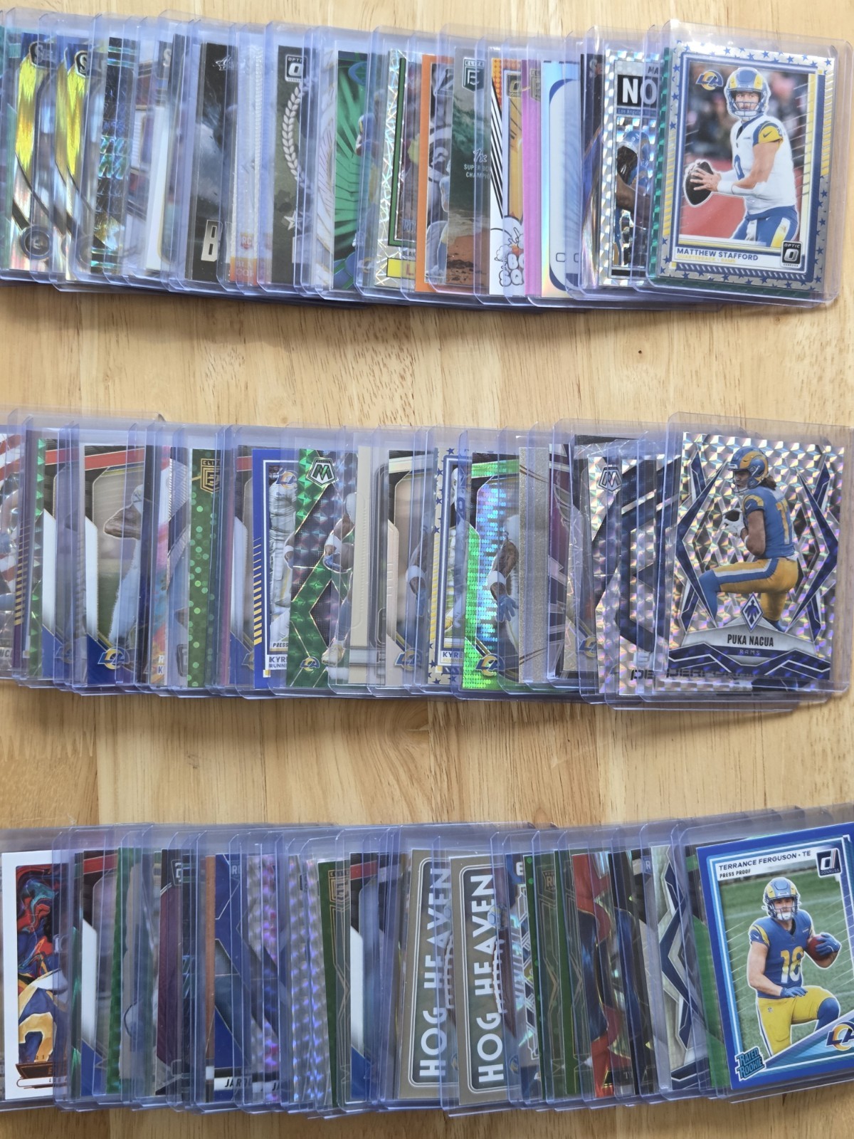 Los Angeles Rams Team Lot (99 Cards)- Rookies, Parallels, Inserts, Silvers, Vets
