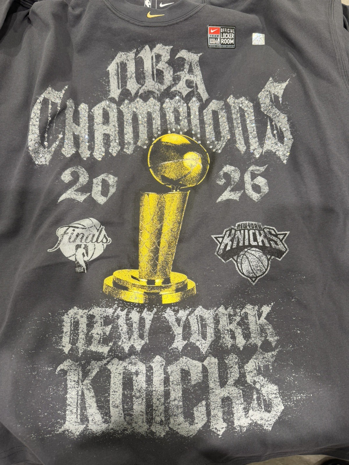New York Knicks Nike 2026 NBA Finals Champions Authentic Locker Room sz 2XL