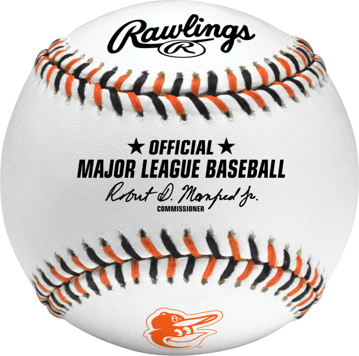 2025 BALTIMORE ORIOLES Team Stitch Ball Official Rawlings Baseball – Boxed