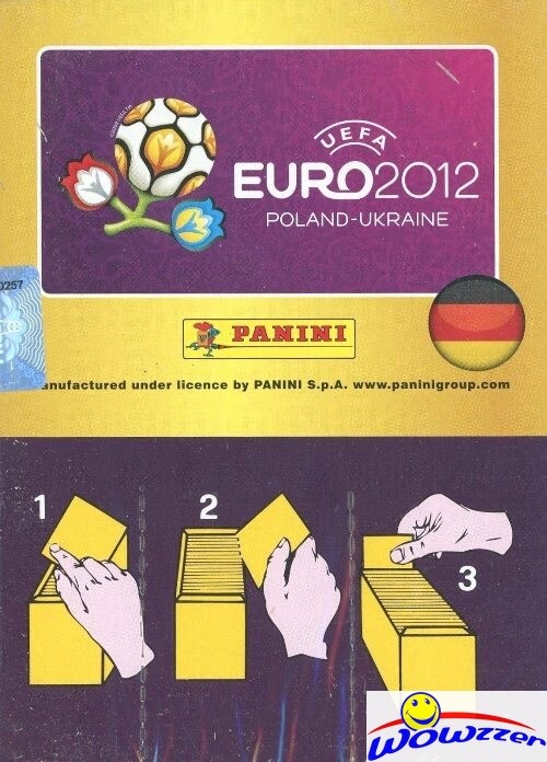 2012 Panini Euro Soccer MASSIVE 100 Pack Factory Sealed Box-500 Mint Stickers!