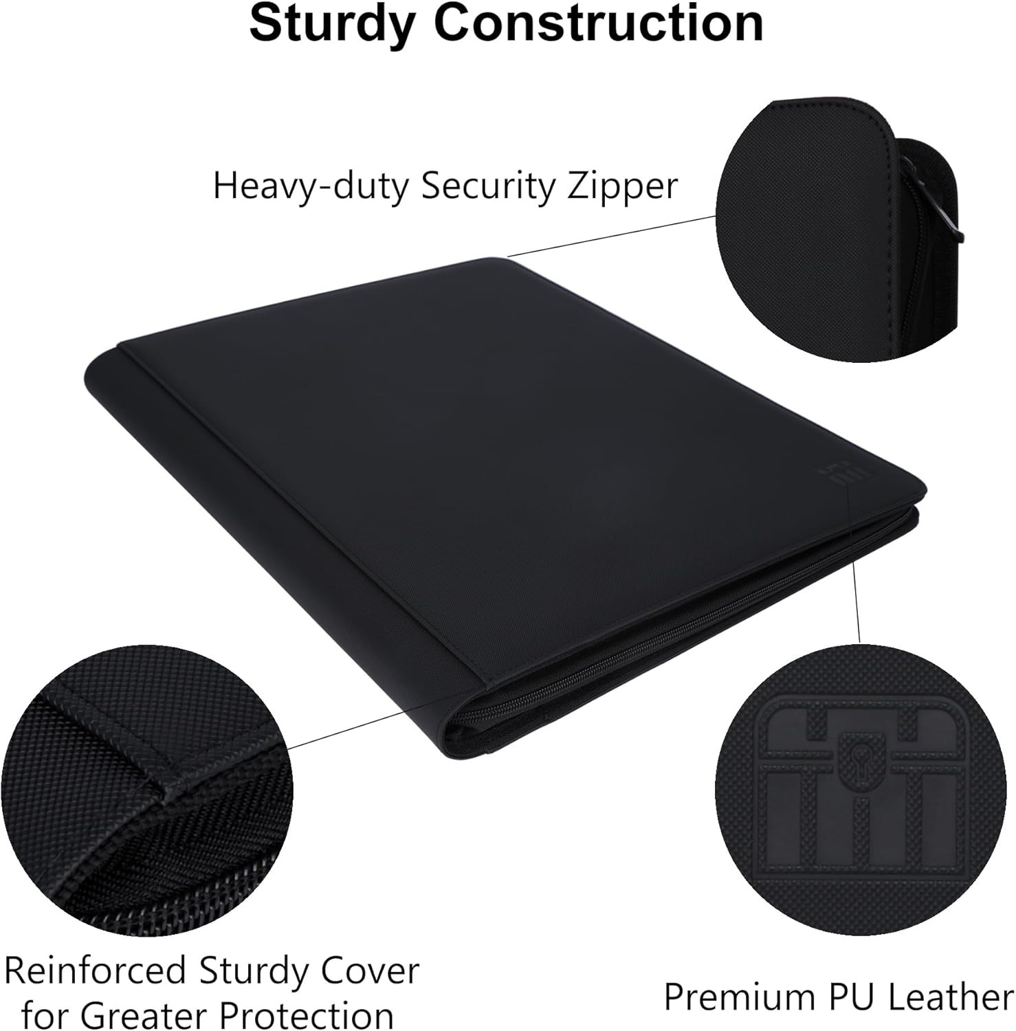 Top Loader Binder 16 Pocket | Trading Card Album 640 Cards Toploader NEW 35pt