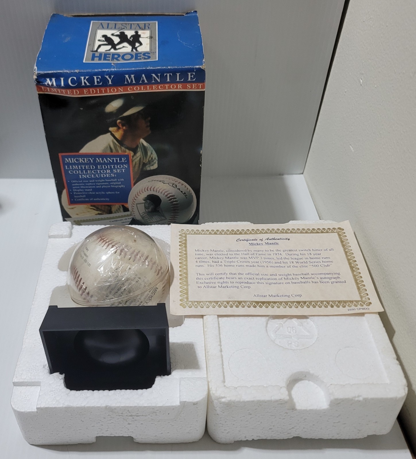 Micky Mantle Limited Edition Collector Set