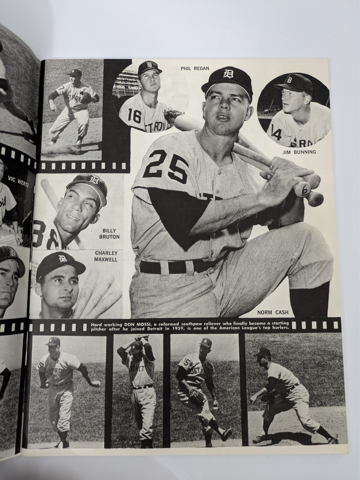 1962 Baseball Album With Illustrated Team Pictures in Excellent Condition!
