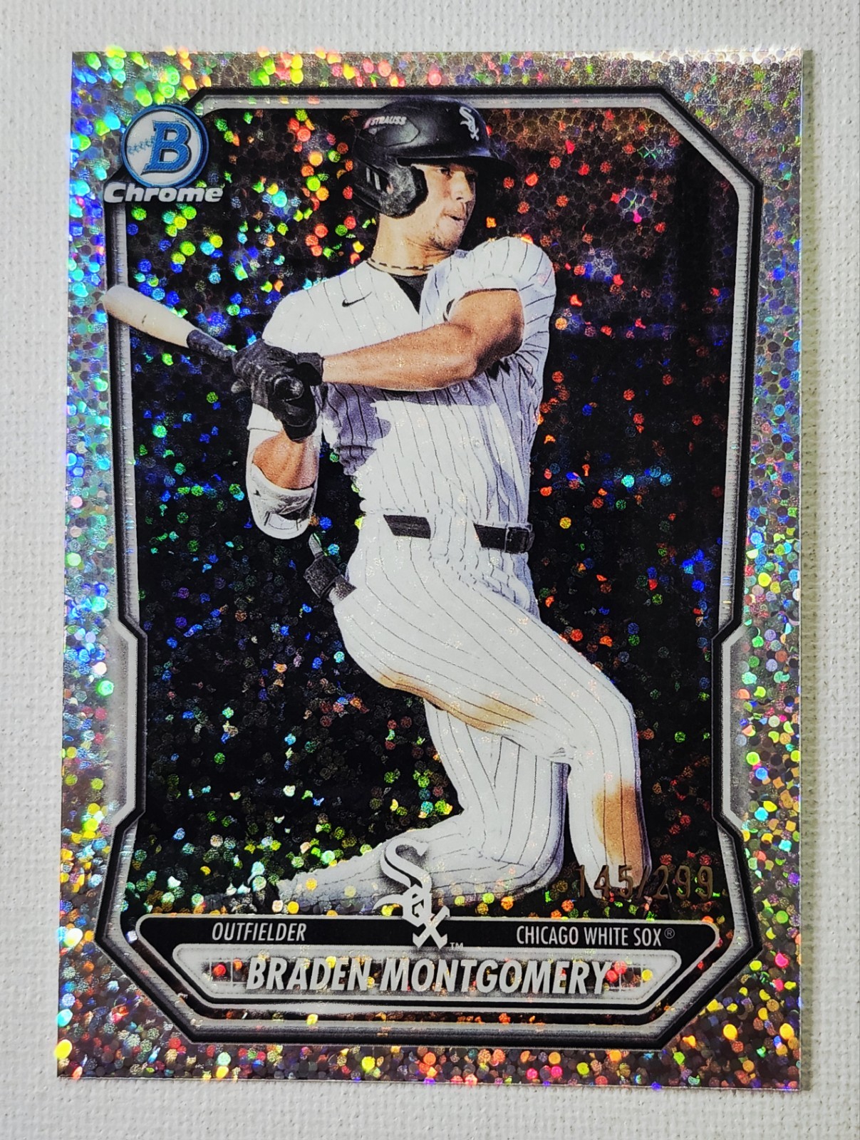 2026 Bowman Chrome Prospects Braden Montgomery #BCP-53 Speckle Refractor /299