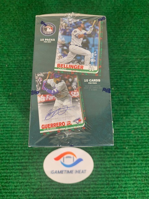 2019 Topps Holiday Mega Box Sealed Baseball Cards Auto Relic