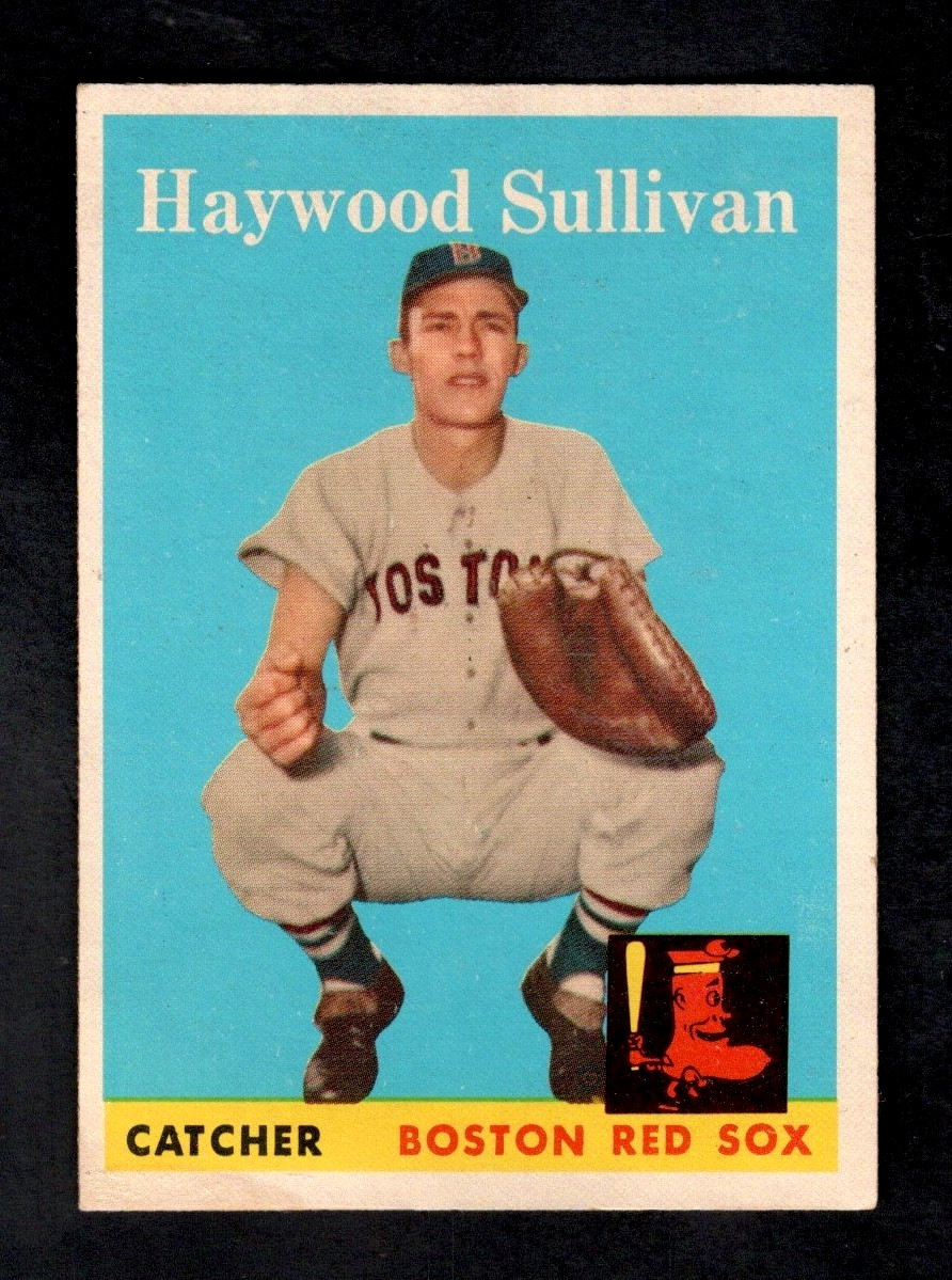 1958 Topps Baseball Card #197 Haywood Sullivan Boston Red Sox VG-EX+