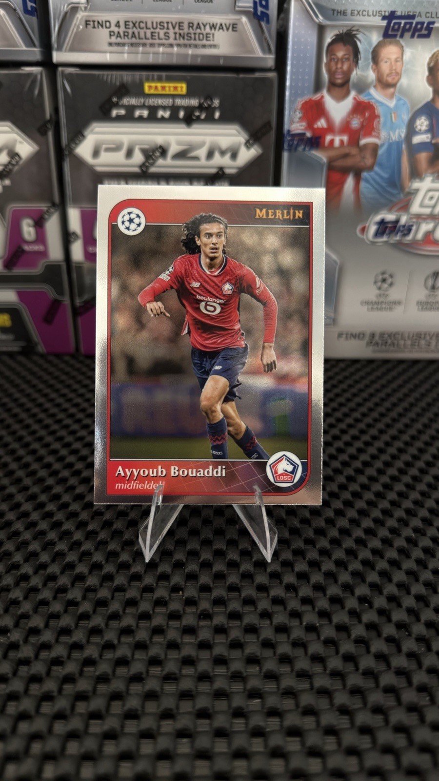 Topps Merlin 2024-25 UCC Base Soccer Ayyoub Bouaddi #44 LOSC Lille