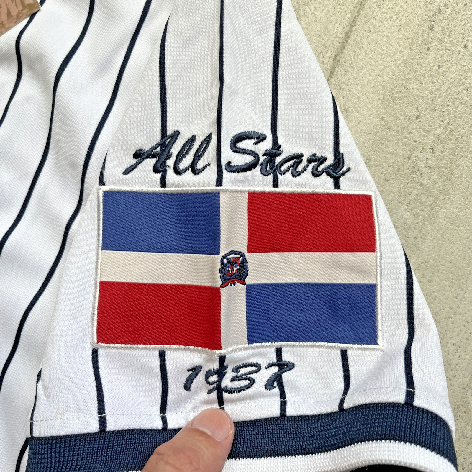 LATIN LEAGUE CIUDAD TRUJILLO THROWBACK (1879-1940) BASEBALL JERSEY #37 Sz M