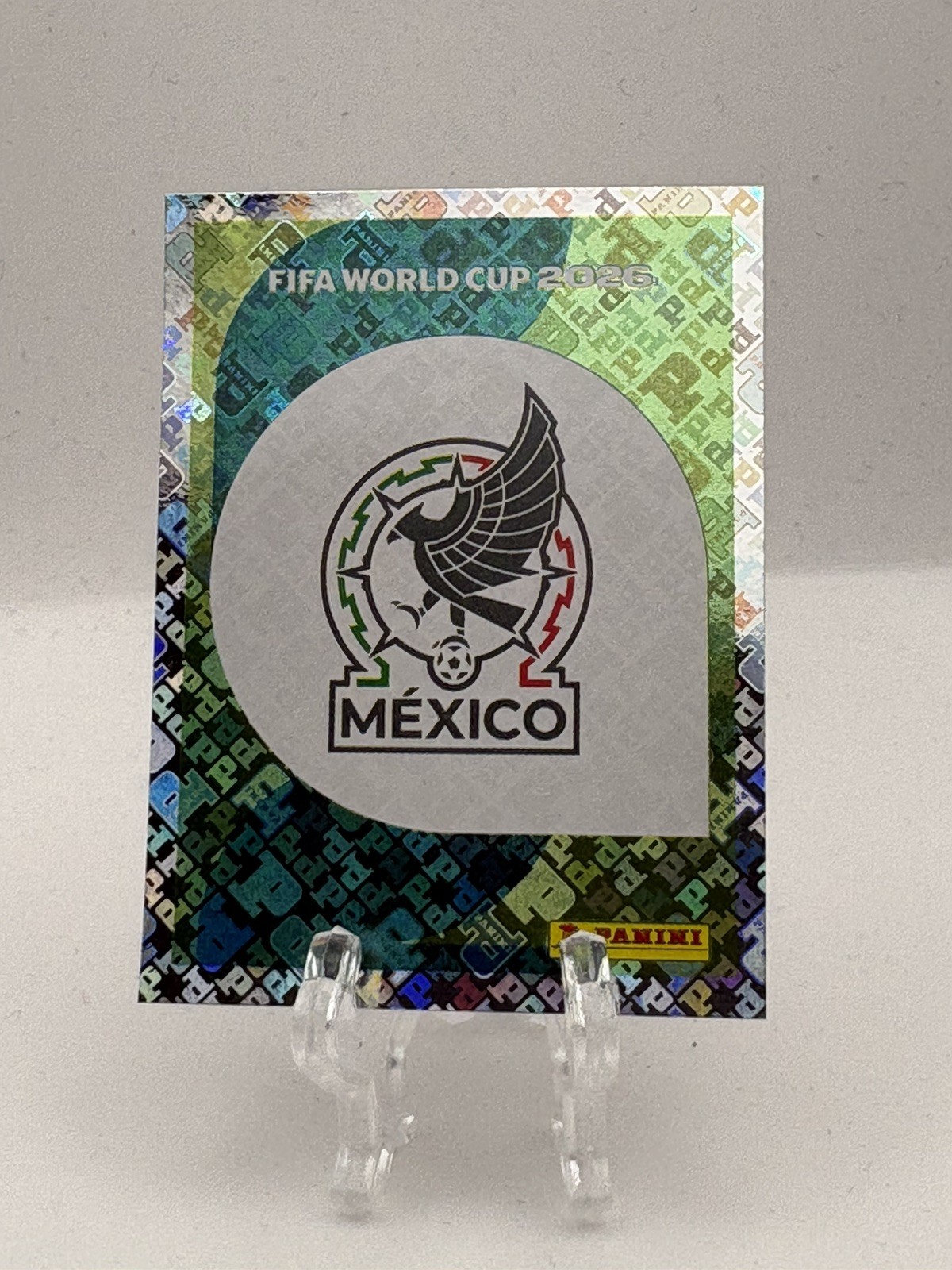 Panini FIFA World Cup 2026 Sticker Mexico Club Badge/Logo MEX 1 Hologram
