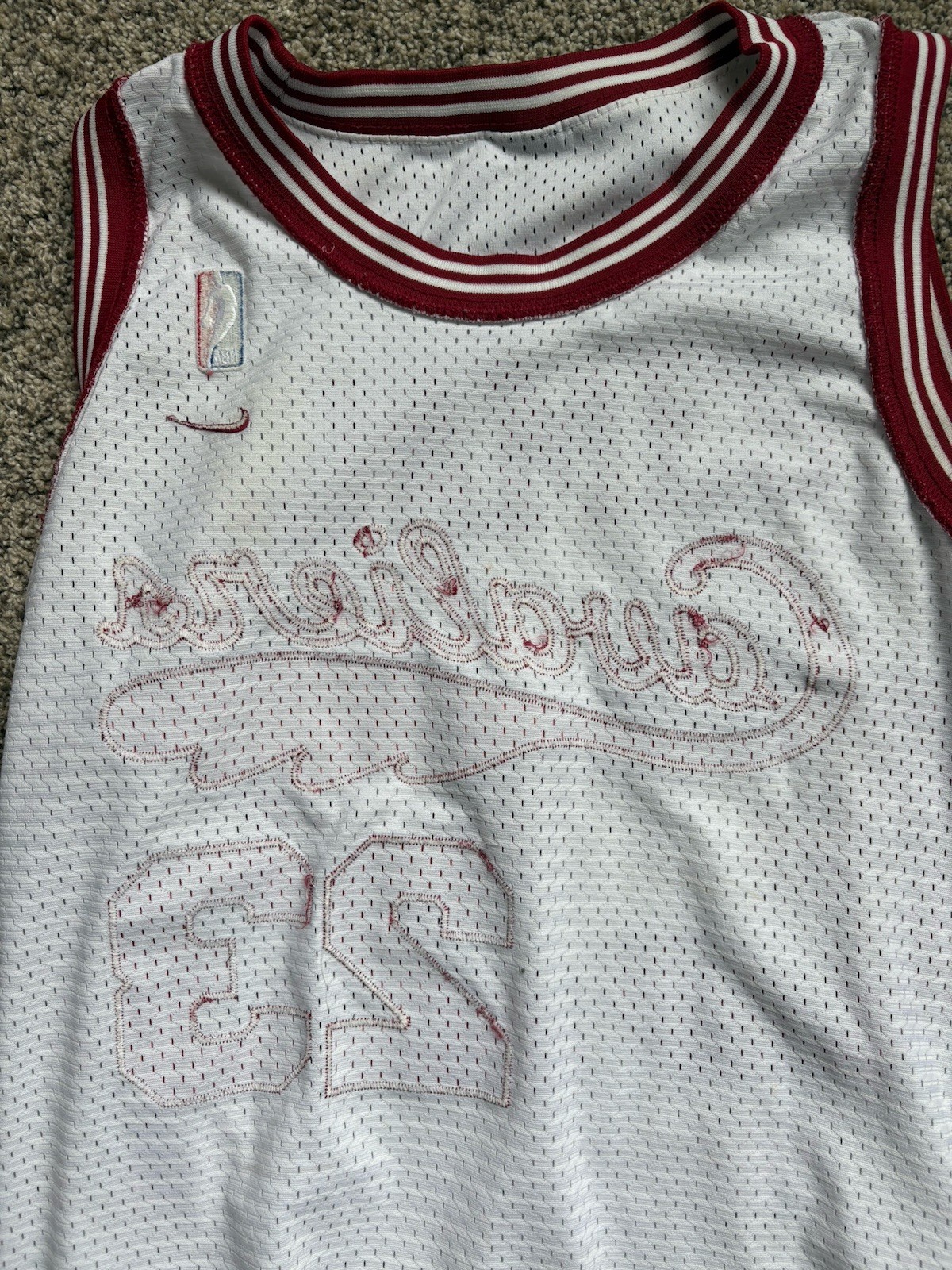 NIKE 2004 LEBRON JAMES CLEVELAND CAVALIERS 1972 THROWBACK JERSEY SIZE MEDIUM