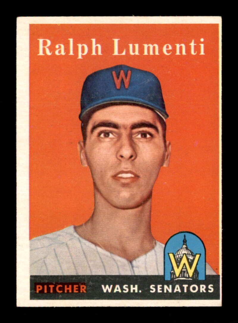 1958 Topps #369 Ralph Lumenti RC EXMT/EXMT+ X3090934