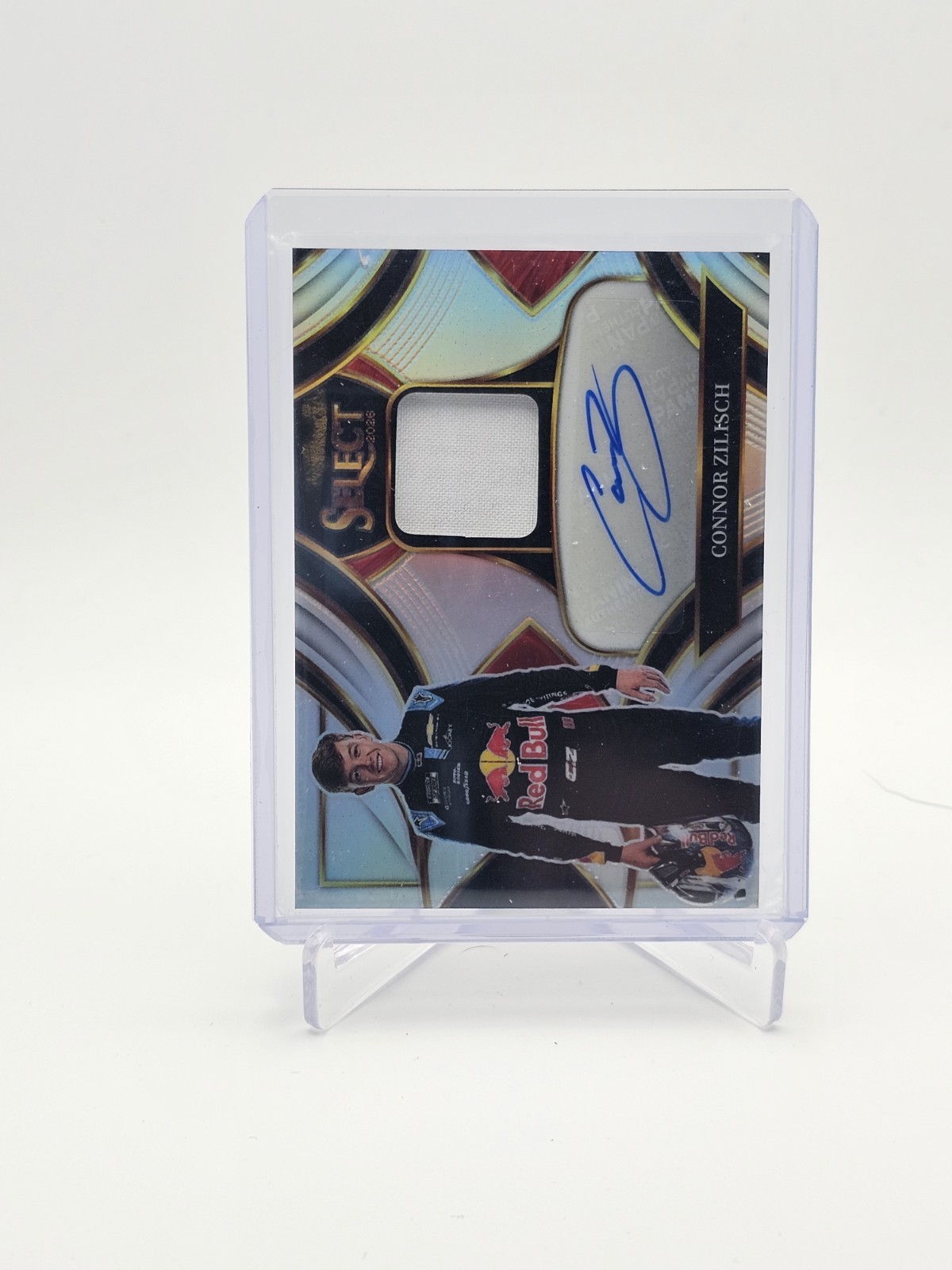 2026 Panini Select Racing Connor Zilisch Patch Auto /99 Silver Prizm NASCAR #CZS