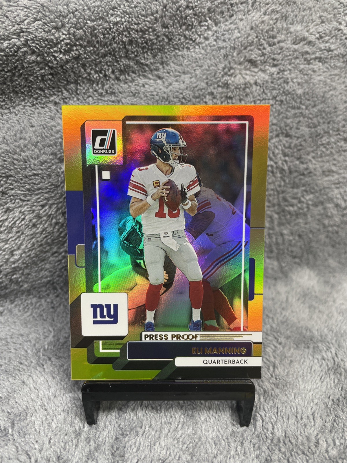 2022 Panini Donruss – Eli Manning #167 Press Proof Premium new york giants