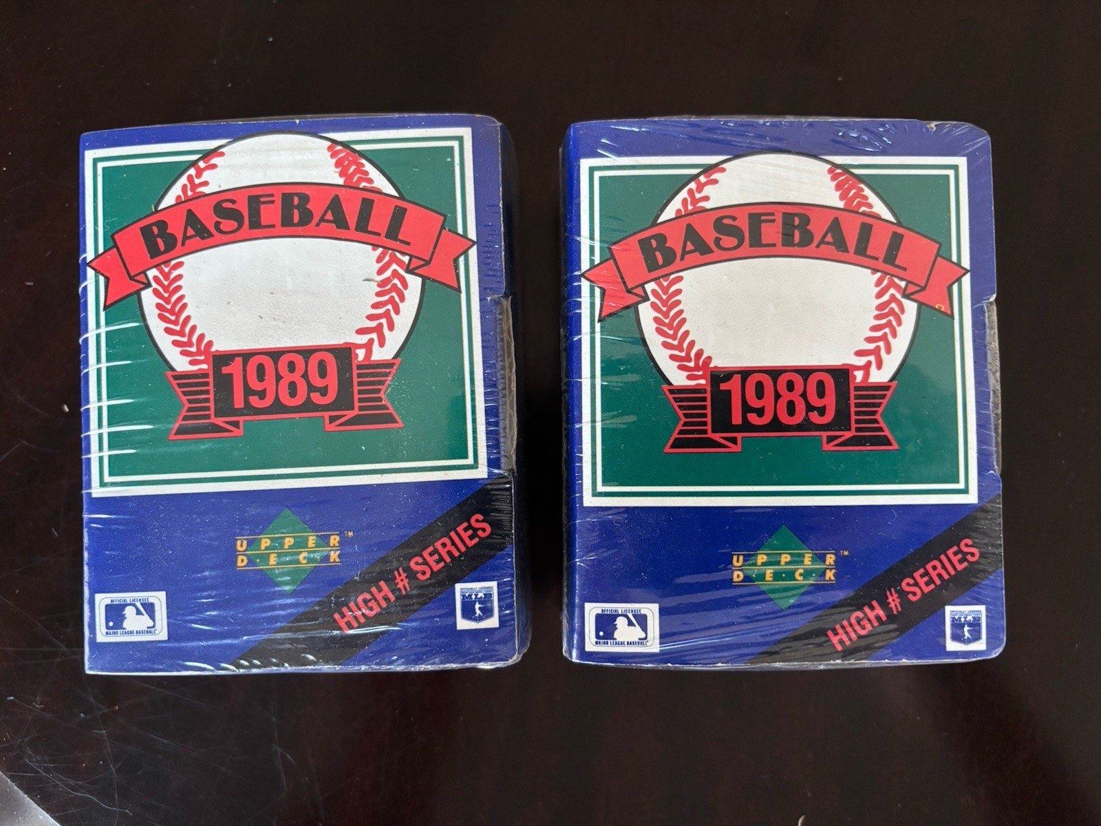 1989 Upper Deck 701-800 High Series Number Series Factory Sealed Lot Of 2 Mint