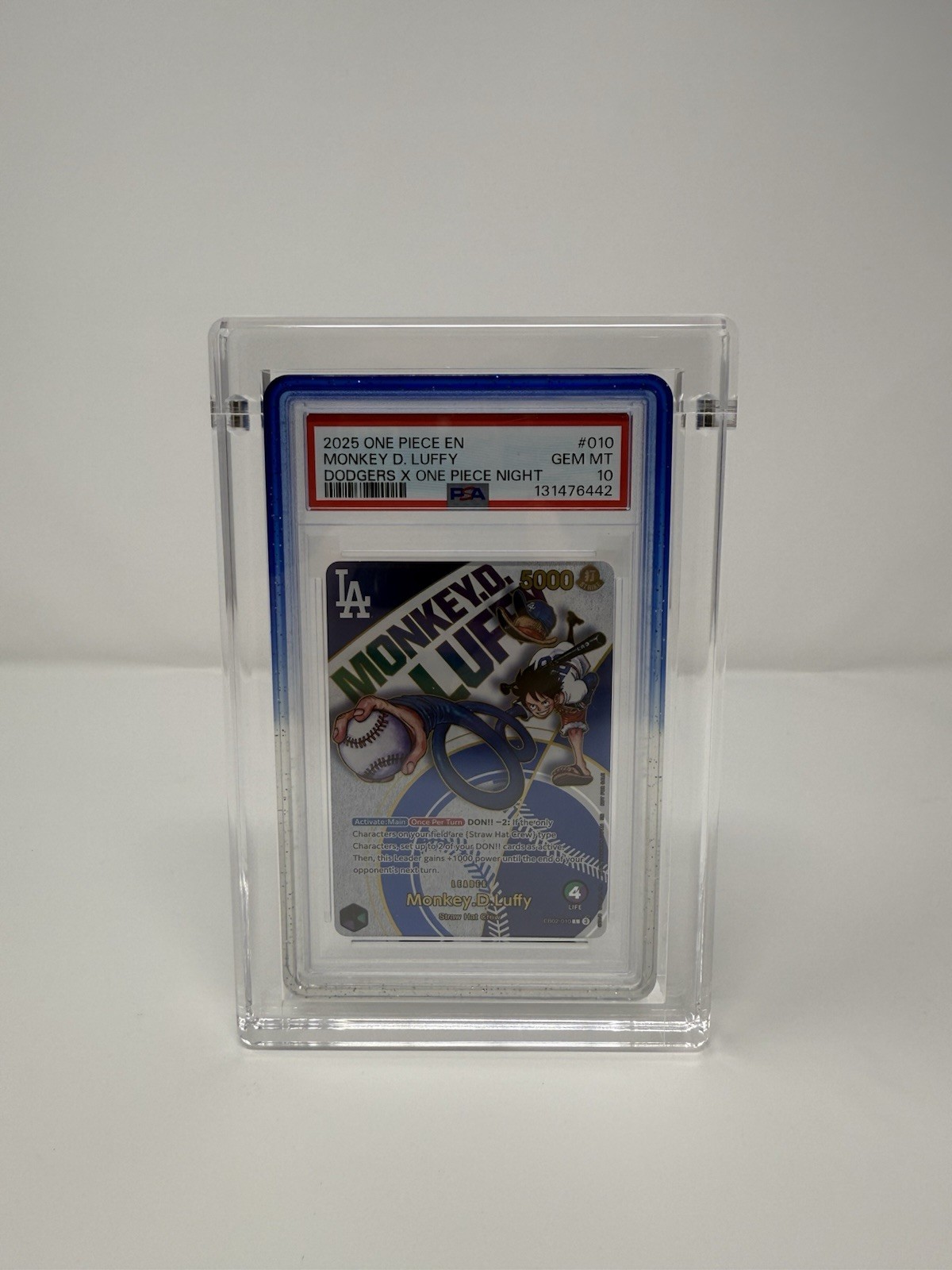 PSA Graded Card Acrylic Display Case With GradedGuard / Bumper Magnetic Top