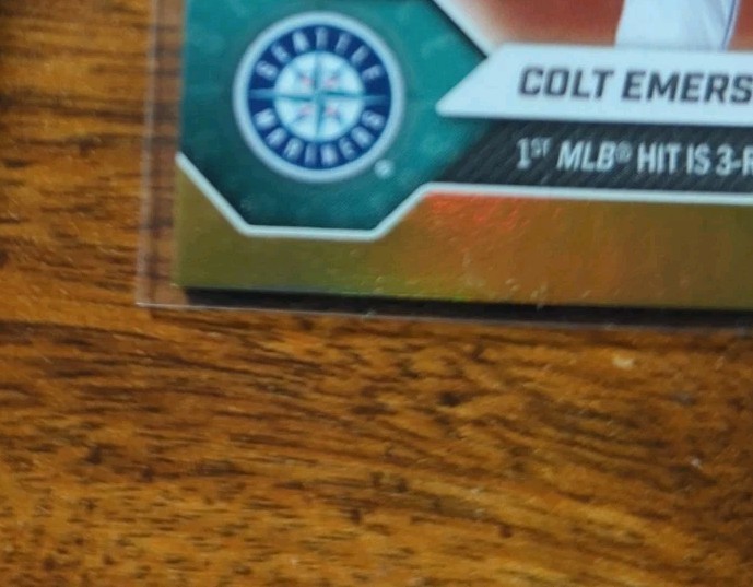 Colt Emerson 2026 Topps Now MLB Call Up 1st Hit #219 Gold Parallel 9/50 Seattle