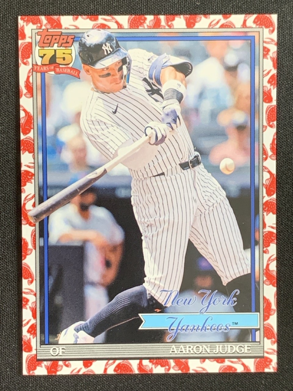 Aaron Judge 2026 Topps Series One 1991 Topps 75th Anniversary Koi Fish #T91-34