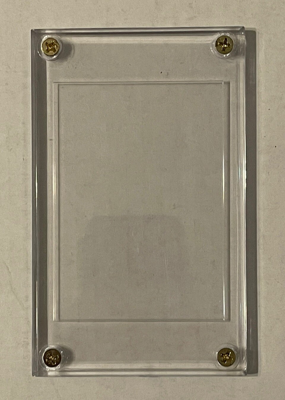 BCW Recessed 4-Screw Screwdown Standard Sized 20pt Card Holder
