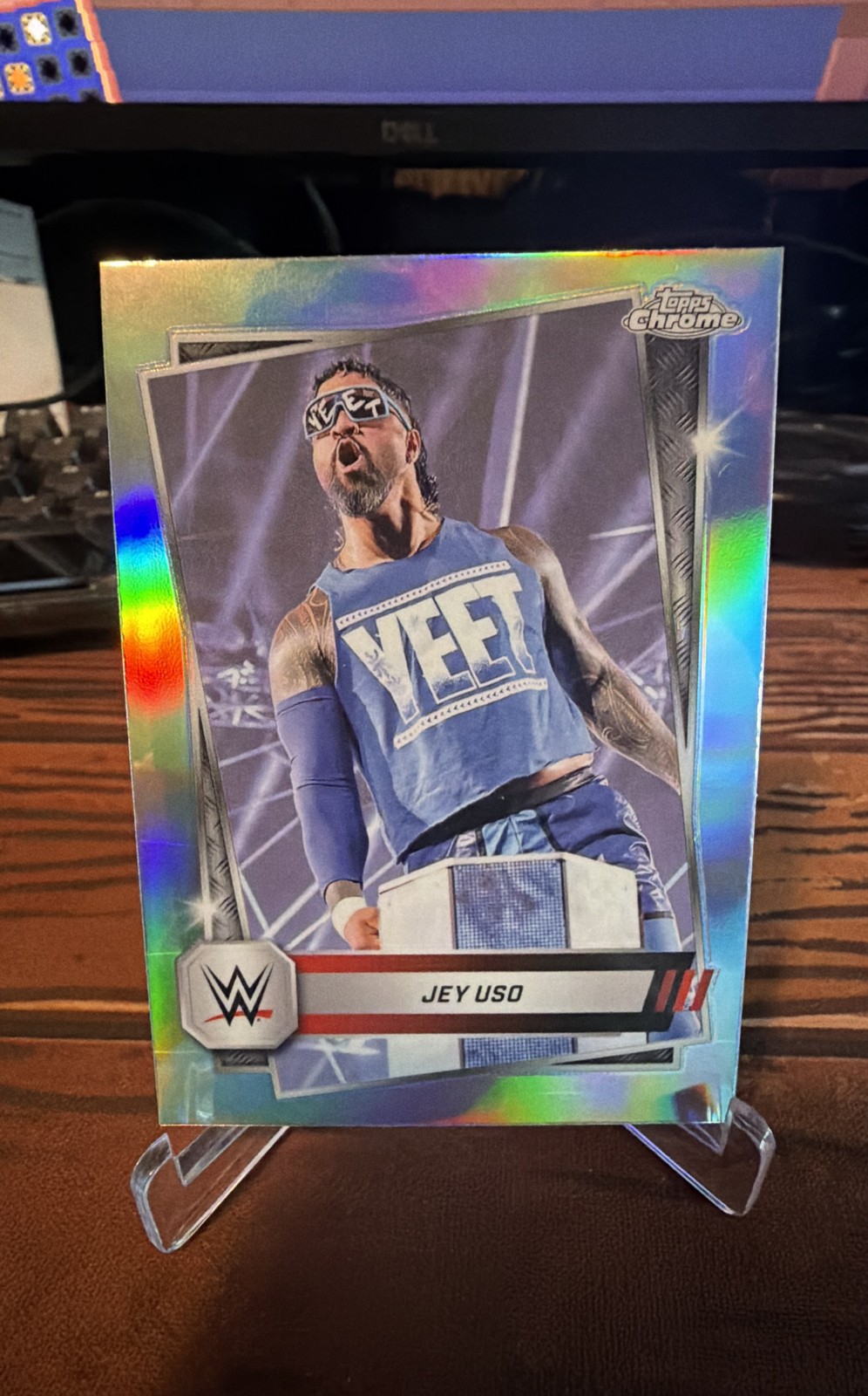 2025 Topps Chrome WWE – Jey Uso #106 Refractor