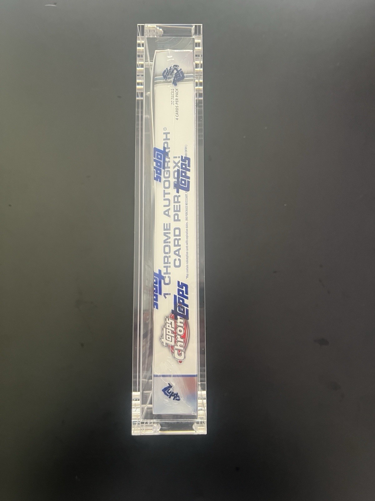 Acrylic Display Case Magnetic Lid FITS 2025 Topps Chrome Baseball Hobby Box