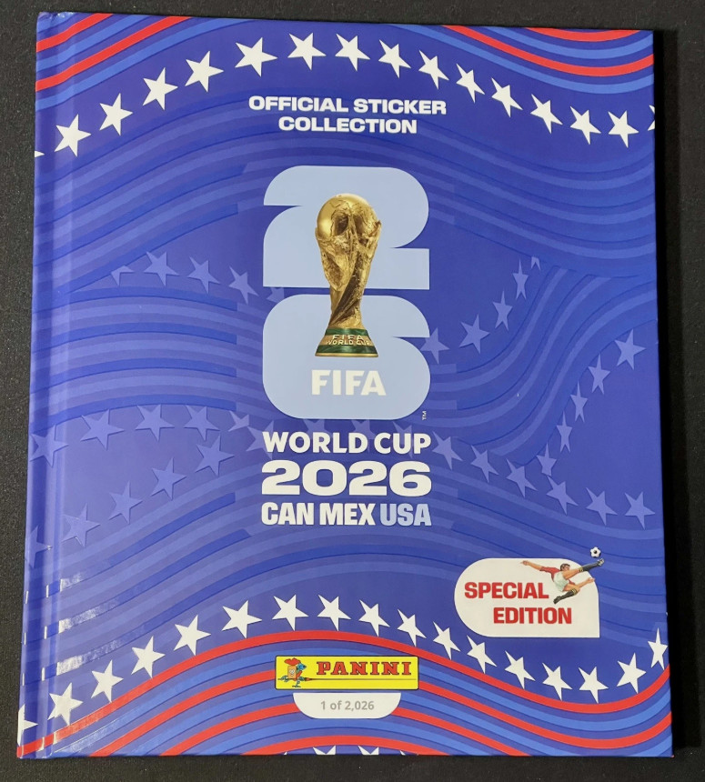 Panini FIFA WorldCup 2026 Official Sticker Exclusive Hard Cover Album NEW