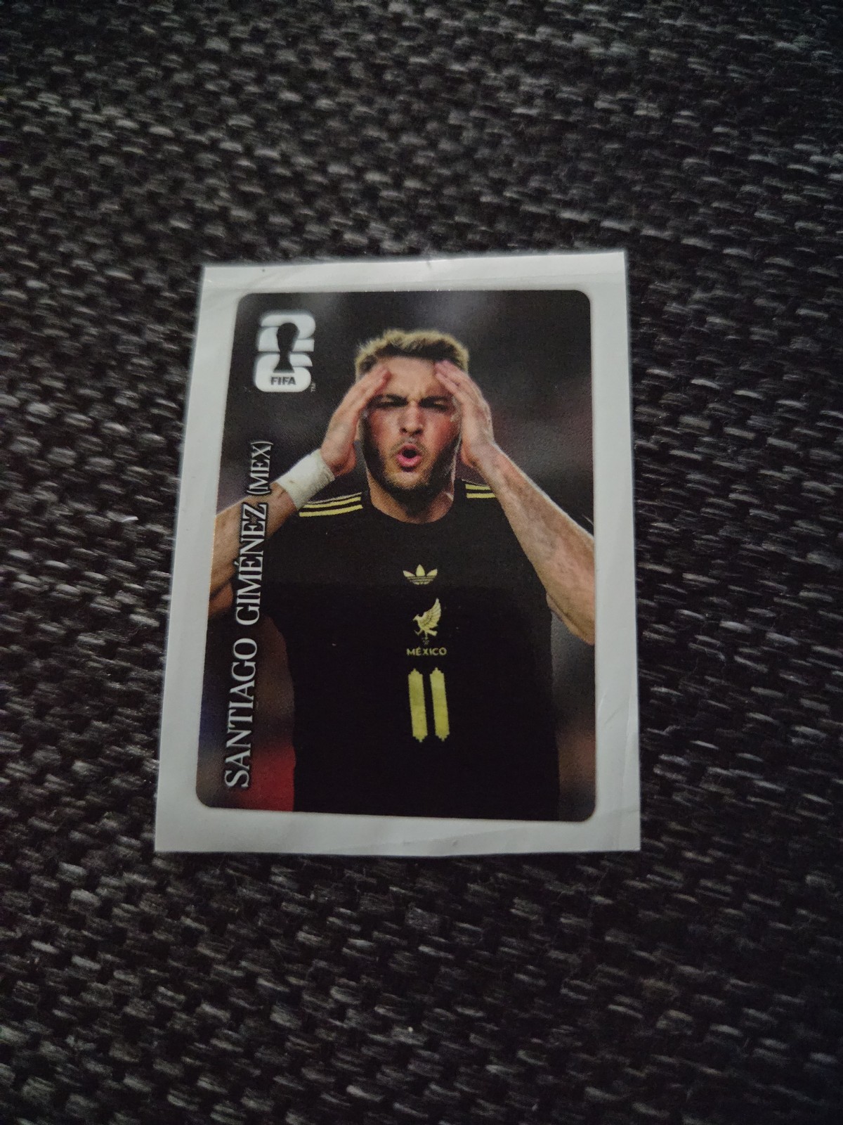 Coke Fifa World Cup 2026 Sticker Panini Santiago Gimenez (Mex)