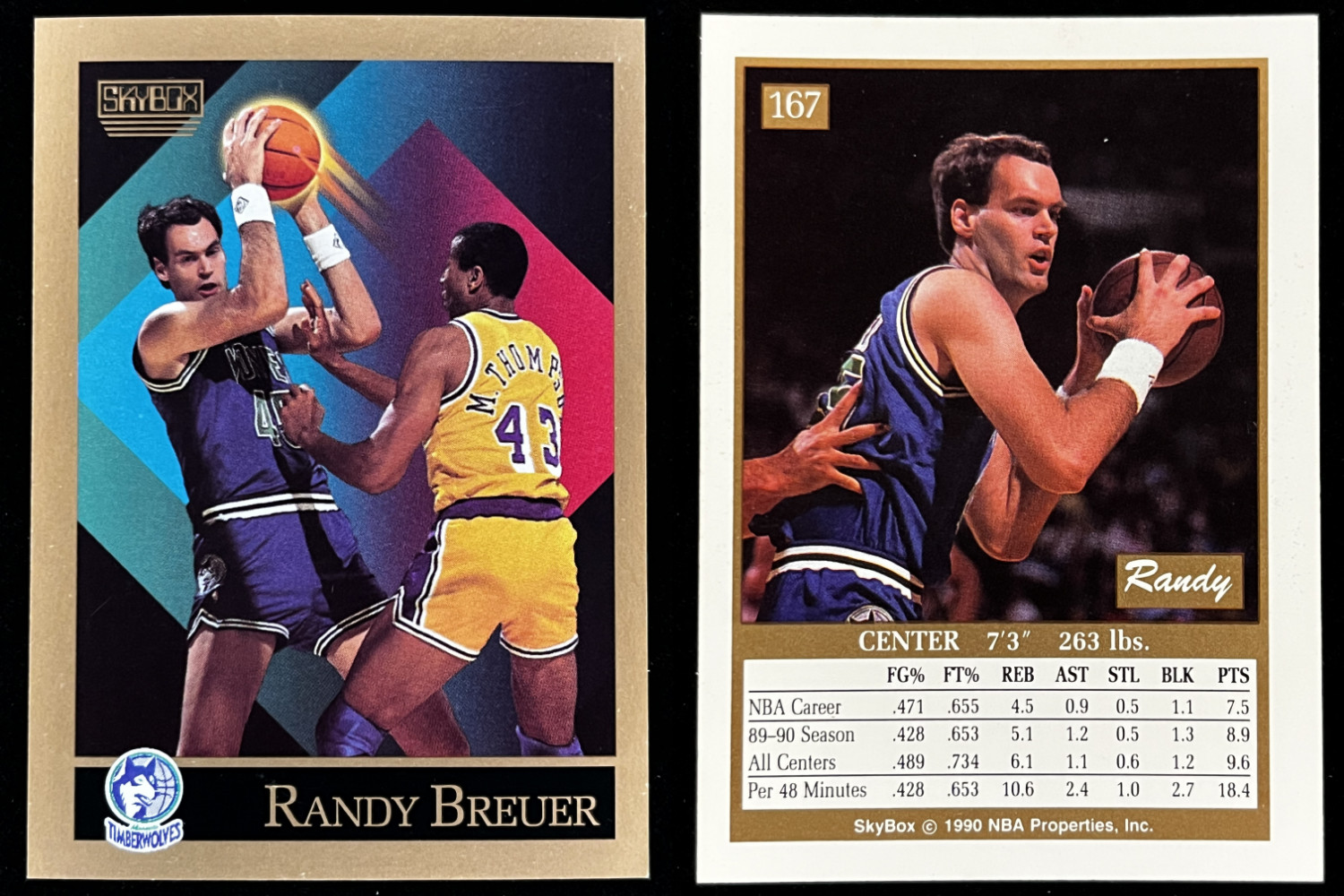 MINNESOTA TIMBERWOLVES SINGLES ~ Multiple Players & Years ~ Volume Discounts!
