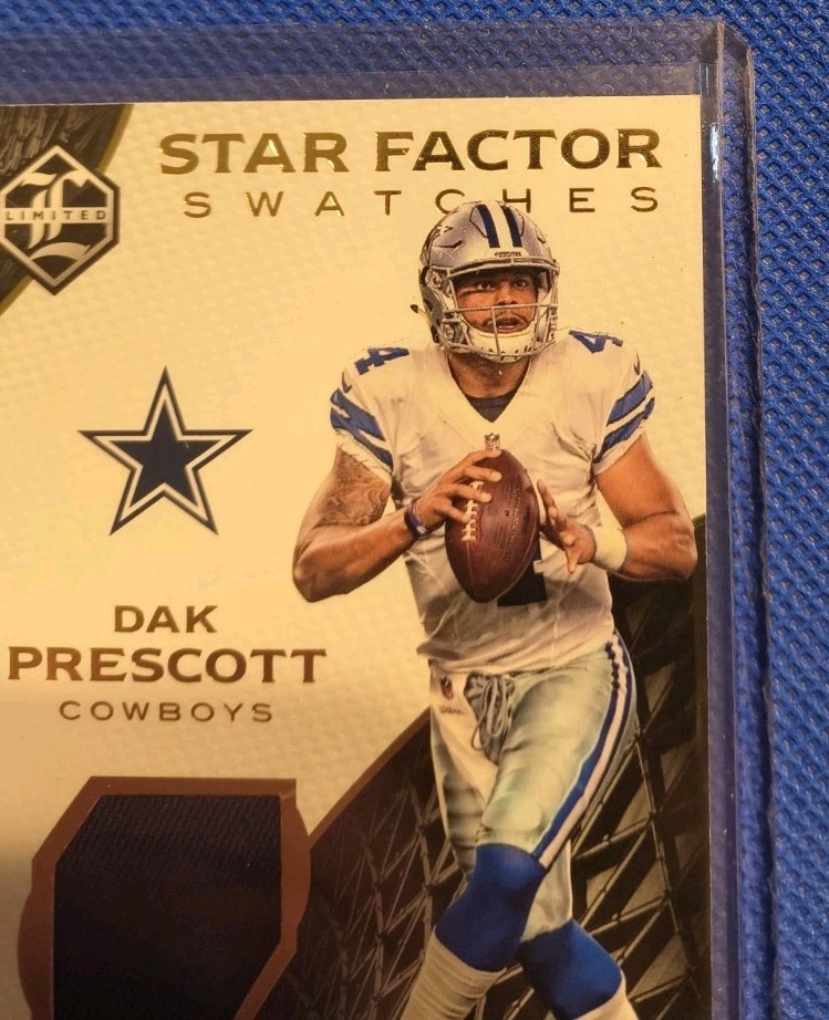 2016 Panini Limited – Star Factor Swatches Dak Prescott #37 /125 (MEM, RC)